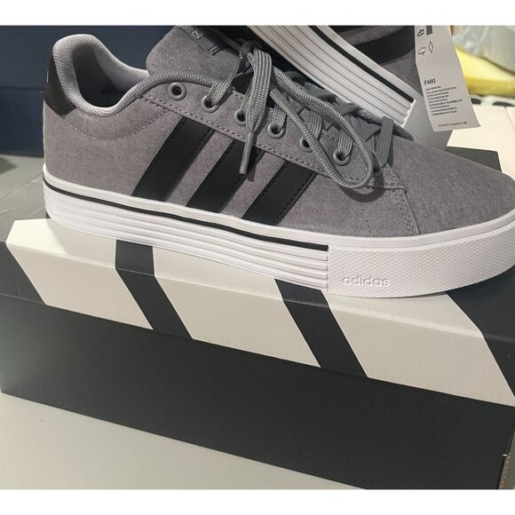 Adidas Daily 4.0 Men’s Athletic Shoe Grey Sneakers Trainers Footwear - Picture 6 of 16